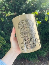 Pot Vase Utensil Holders - Ceramic Stoneware "Celery" - By Pearson's