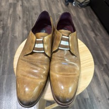 Mezlan Honey Calfskin Leather