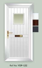 Cottage style door panel with - door,