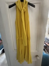 Joseph Bright Yellow Silk Knee