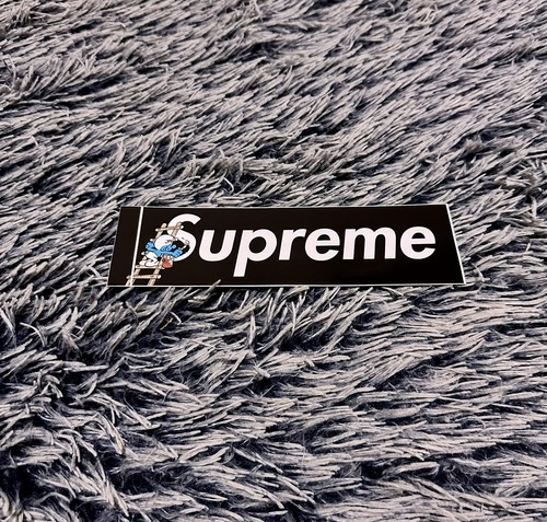 Supreme the smurfs black - smurfs,