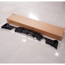 FOR BMW 4 SERIES F32 F33 F36 M SPORT PERFORMANCE 14-19 GLOSS BLACK REAR DIFFUSER