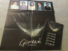 Genesis In Concert 82 - Original Tour Programme with Poster