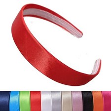 2.5cm Satin Alice Band Hair