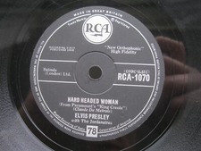 ELVIS PRESLEY 78 RPM HARD