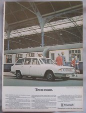 1971 Triumph Town Estate Original advert No.1