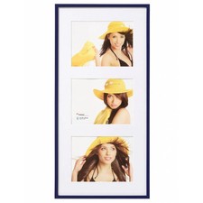Walther New Lifestyle Multi Aperture Photo Frame Blue for 3 6x4 Photos
