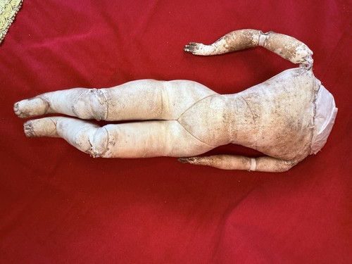 Vintage leather doll - , body