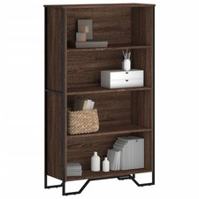 Bookcase Brown Oak 80x31x137.5