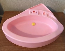 Vintage Mattel 1979 Barbie Doll Corner Tub Spa Bathtub Dreamhouse Furniture Pink
