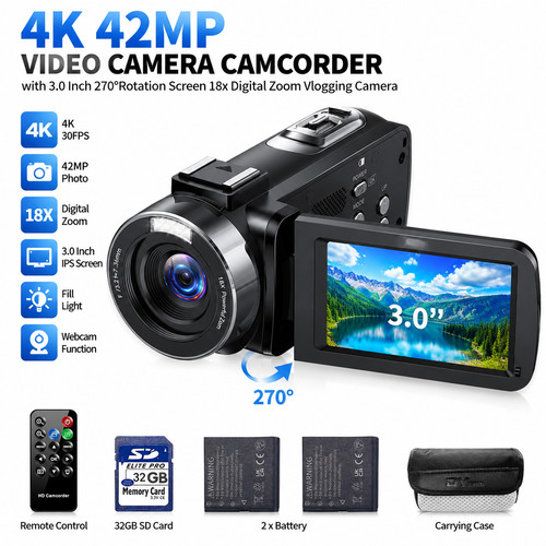 Handheld camcorder video - handheld,