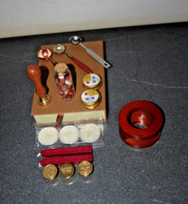 S&H Wax Stamper Letter Seal Envelope Seal kit with x 4 changeable stamps