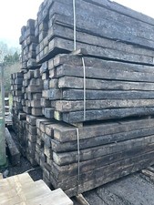 Reclaimed oak sleepers railway - reclaimed,