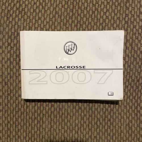 2007 buick lacrosse owners - 07,