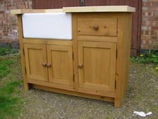    belfast sink units,pine