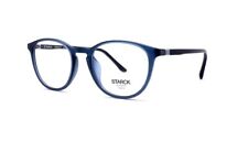 STARCK Eyeglasses GRAVITY EVO SH3074 0001 Black Blue Eyewear FRAME Glasses 49 19
