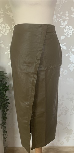 Zara faux leather skirt womens - zara,