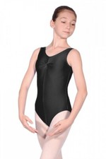 Roch Valley Sleeveless Tank Leotard Sheree Nylon Lycra Black Dance Gymnastics