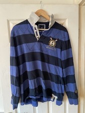Crew Rugby Shirt Blue and Navy