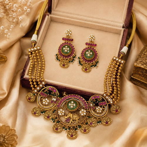Premium bridal necklace - bridal,