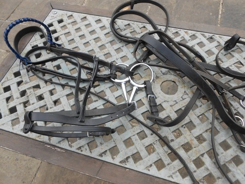 Bridle snaffle bit - bit, running