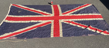 Vintage Cotton Panel Stitched Very Large Union Jack Flag