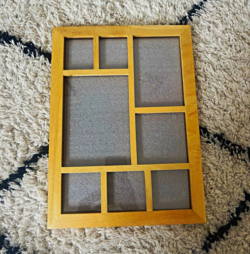 Wood multi aperture collage - wood, multi-aperture