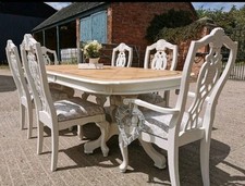 French Inspired Oak Extending Dining Table. NO CHAIRS ~ F & B Bespoke