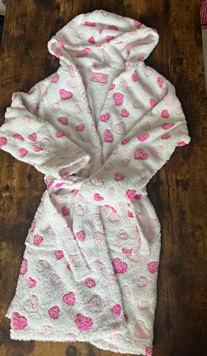 Girls hooded fleece - yd,