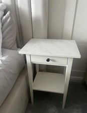 IKEA Hemnes White Wood Bedside