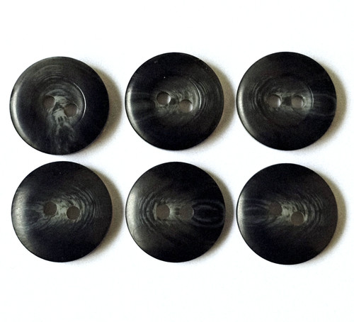 15mm dark grey horn - dark, grey,