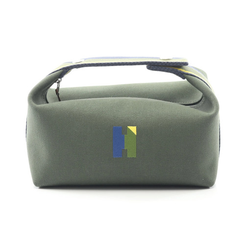 Hermes handbag navy canvas - hermes, pm