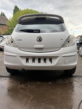 Vauxhall Corsa D Bumper Rear Back Bumper Glacier White Z474 3 Door 2006-14 ST11