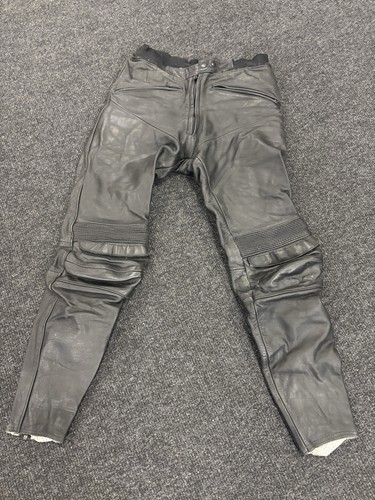 Vanucci leather biker trousers