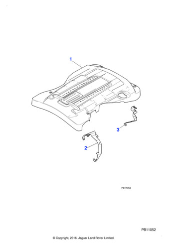 Jaguar engine cover bracket - engine, xk