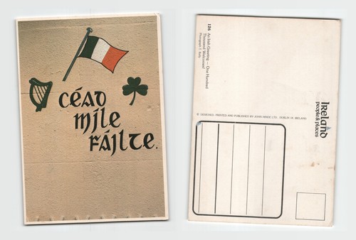 Postcard irish greeting cead - irish,