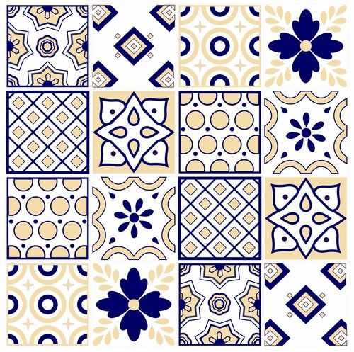 Tile stickers mosaic - tile,