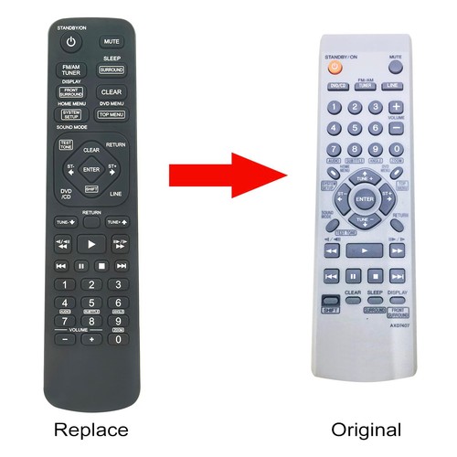 Axd7407 replaced remote - axd7407,