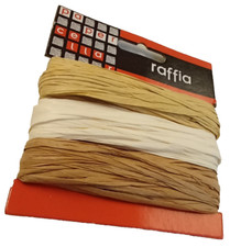 Raffia Paper Ribbon 3 Colour