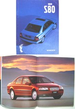 Volvo S80 2.4 2.9 TDi T6 Standard SE 1998-99 Original UK Sales Brochure
