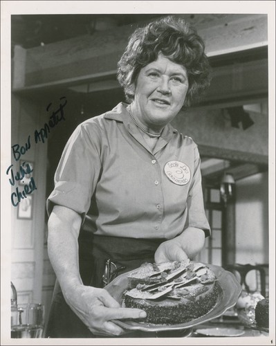 Julia child signed photograph - child,