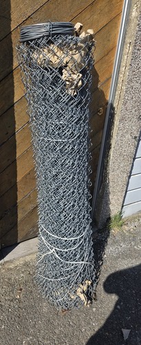 Chain link fence galvanised - fence,