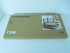 Ikea SVARTABBORRE Baking sheet rack, foldable black, 27x26x33 cm NEW UNOPENED