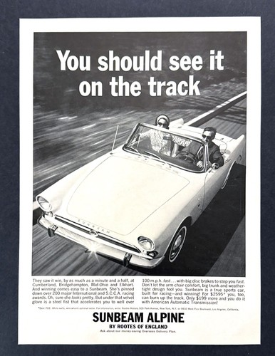1964 sunbeam alpine - 1964,