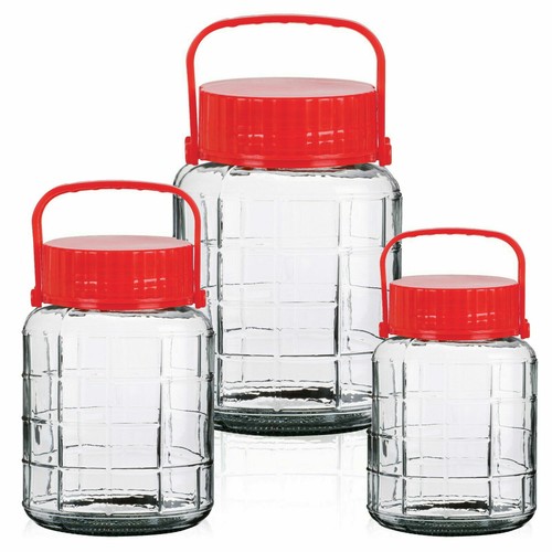 10l storage jar - glass, food