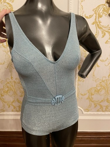 Vintage blue lurex - vintage,