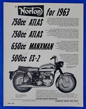 1963 NORTON MOTORCYCLE VINTAGE