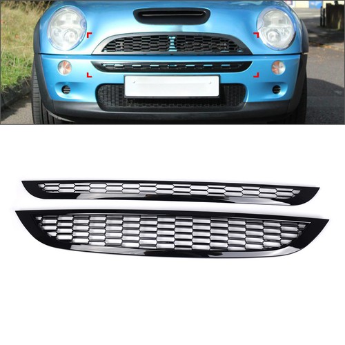 Black front bumper grille - us,