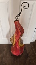 Moroccan Henna Hand Painted Leather Decorative Floor Lamp X 1
