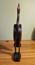 Large Wooden Bird Crane Egret